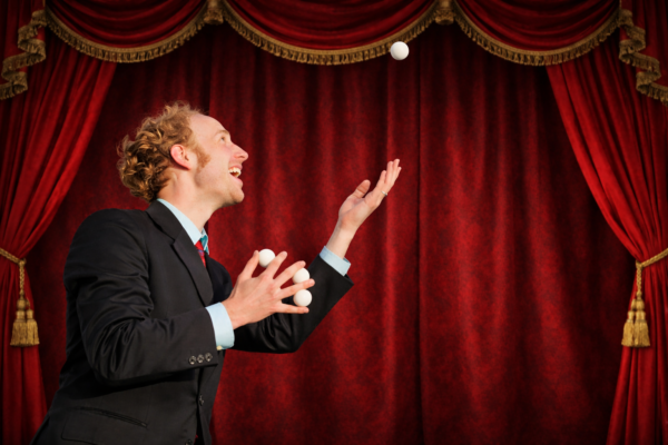 Zauberer und Jongleur in Hamburg