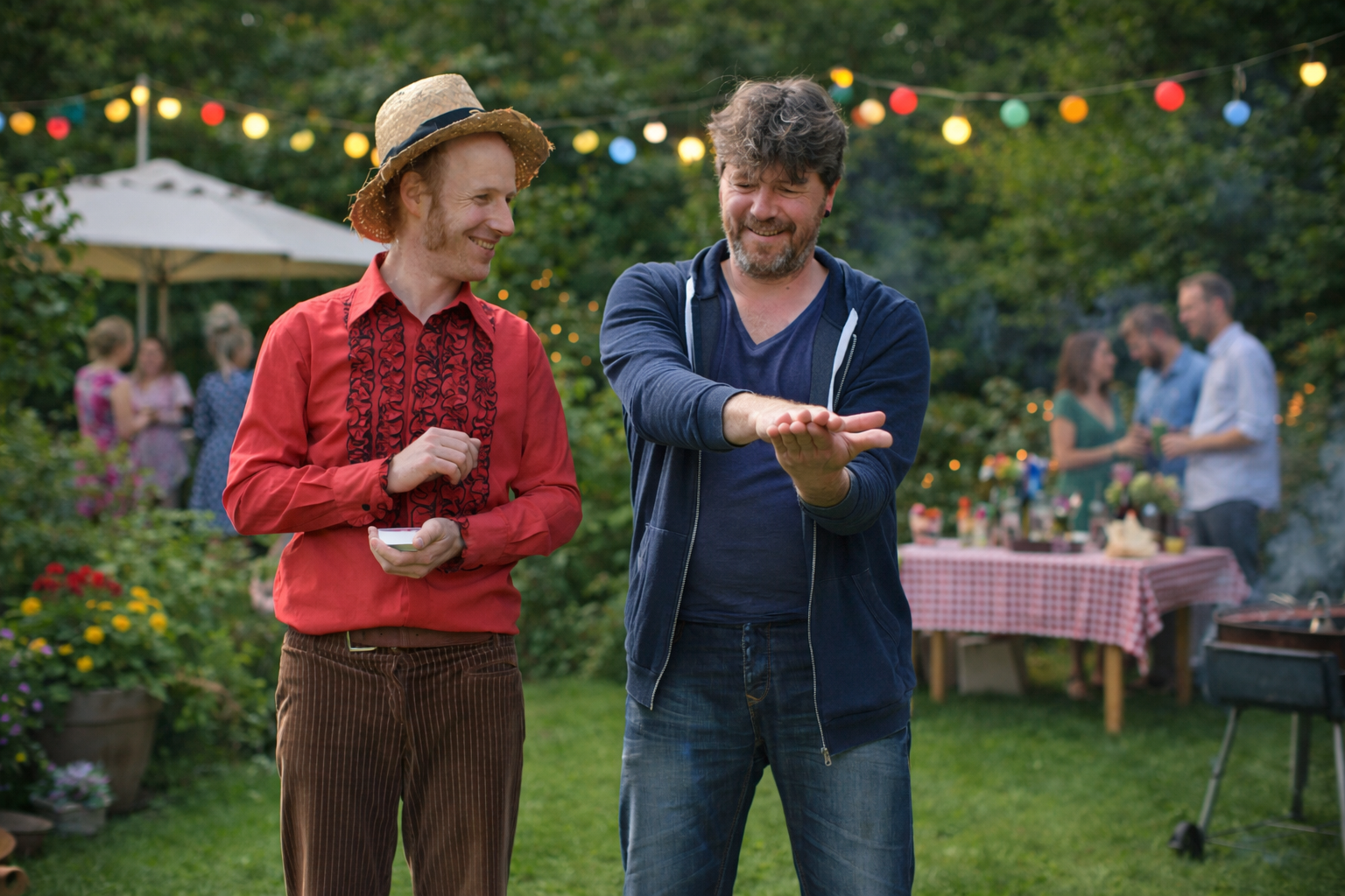 Zauberauftritt auf Gartenparty